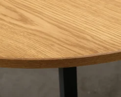 FeelDesign Freddy soffbord ø 115 cm oak / svart