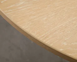 FeelDesign Freddy soffbord ø 115 cm oak / vit