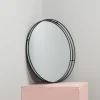 FeelDesign Mood spegel ø 62 cm svart