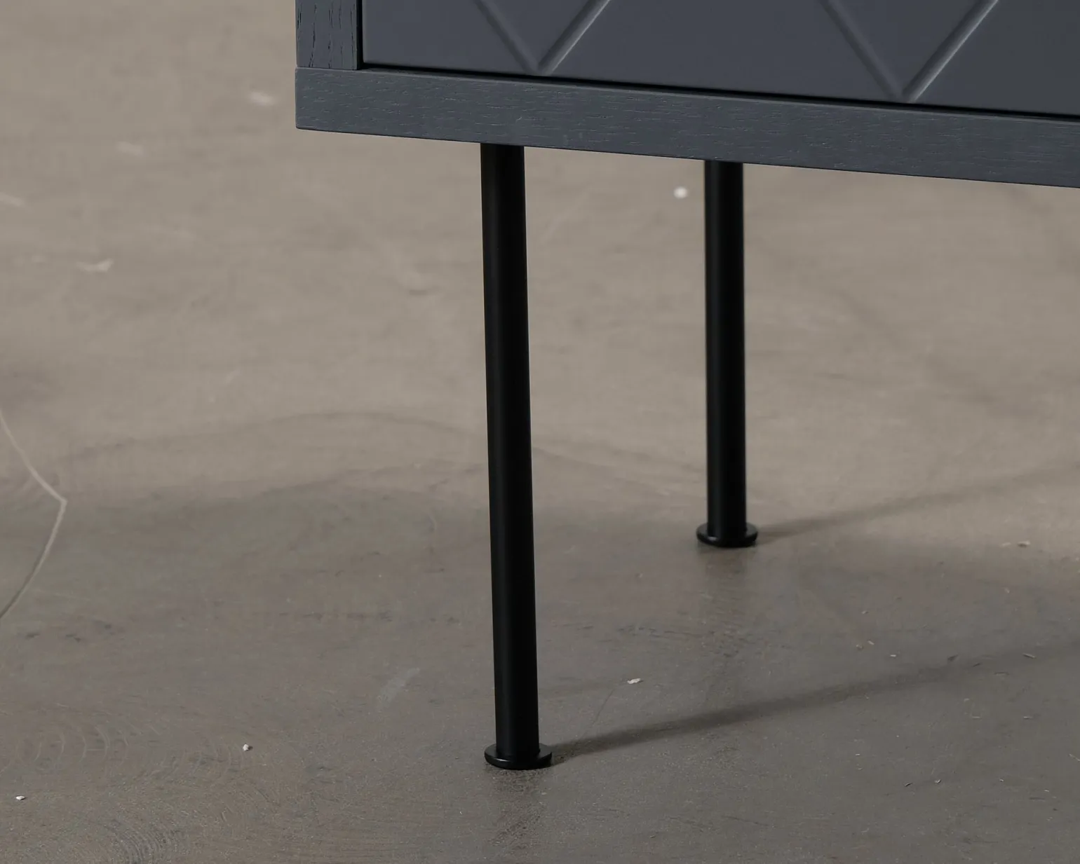 FeelDesign Romb nattduksbord grå