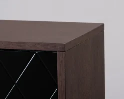 FeelDesign Romb skänk svart / brun