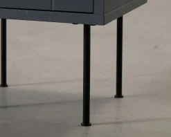 FeelDesign Straight nattduksbord grå