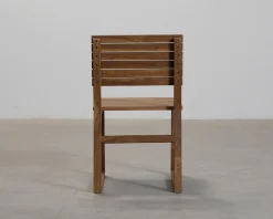 Feel Design Stripe trädgårdsstol teak, set om 2