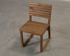 Feel Design Stripe trädgårdsstol teak, set om 2
