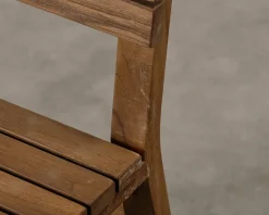 Feel Design Stripe trädgårdsstol teak, set om 2