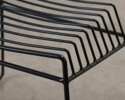 FeelDesign Strong trädgårdsstol svart, set om 2