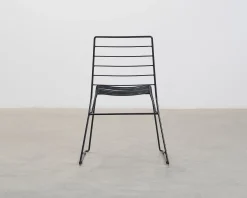 FeelDesign Strong trädgårdsstol svart, set om 2