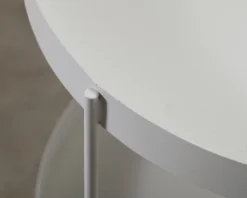 FeelDesign Zet sidobord ø 40 cm vit