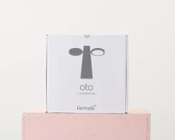 Fermob Oto bärbar bordslampa grå