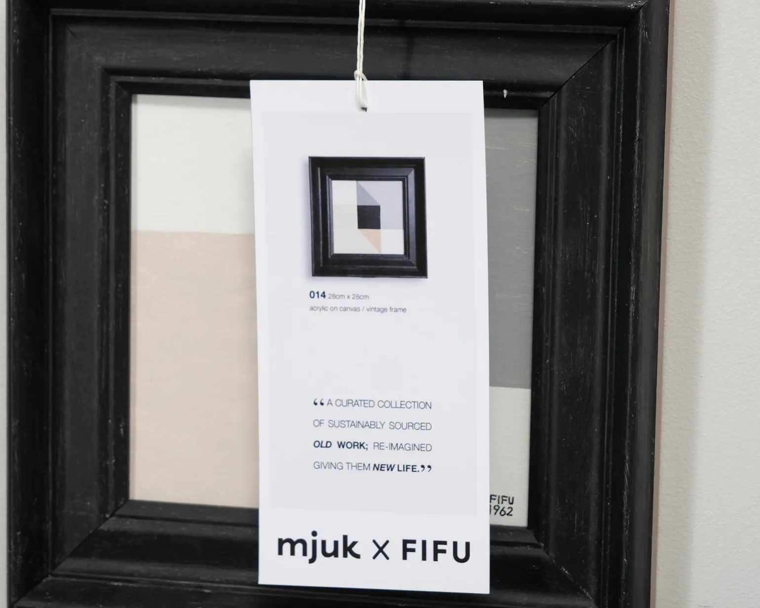 FIFU1962 014 konstverk 28 x 28 cm