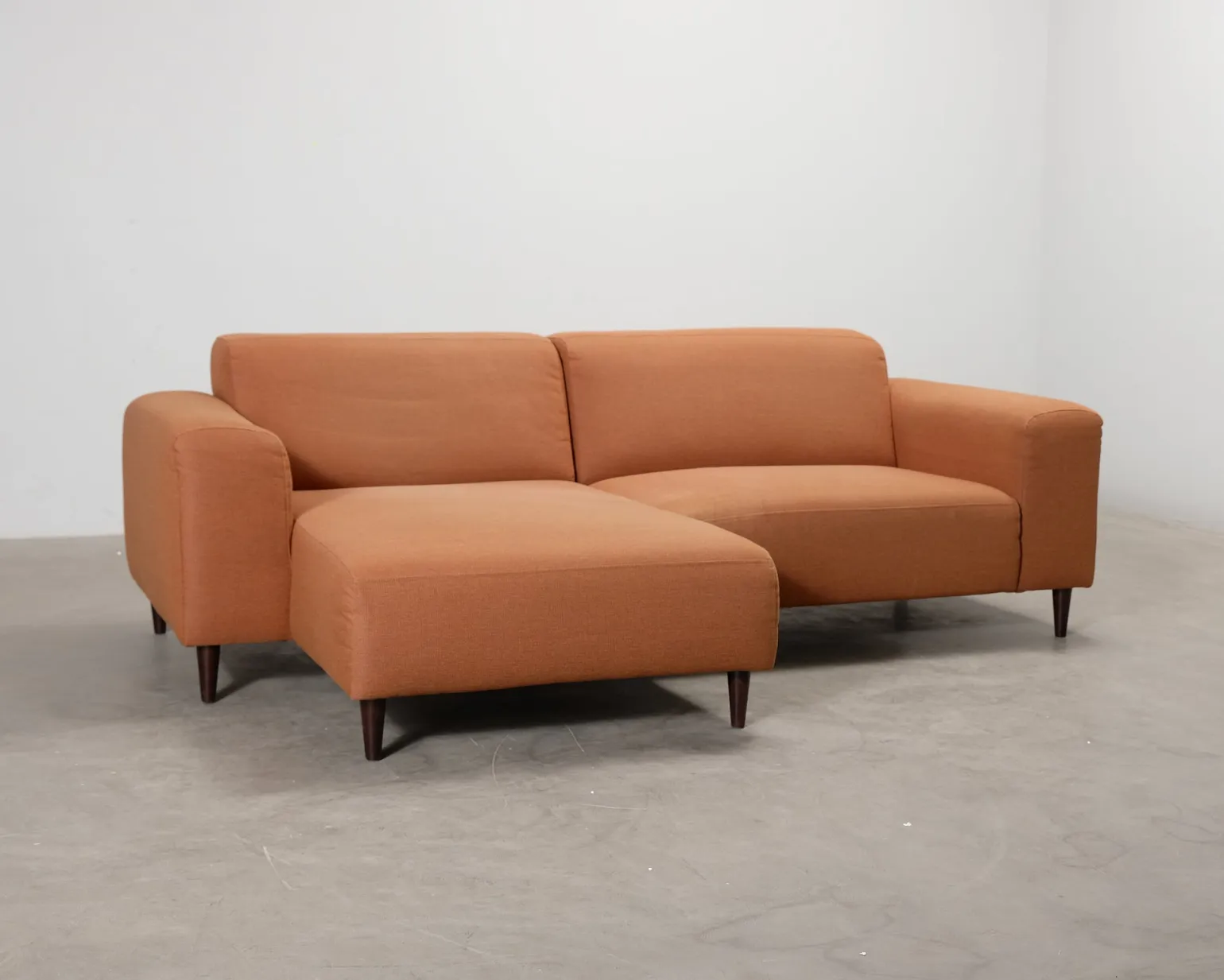 Finsoffat Aurora 3-sits divansoffa orange