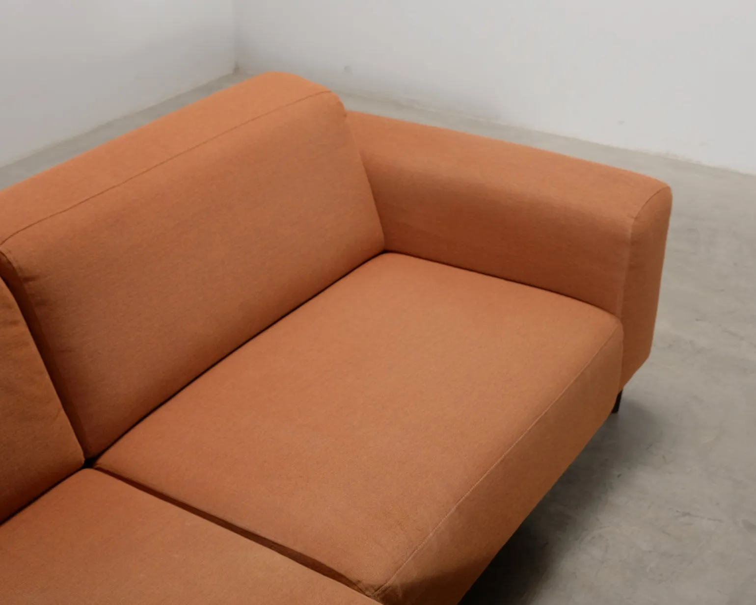 Finsoffat Aurora 3-sits divansoffa orange