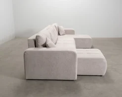 Flo 4-sits bäddsoffa med divan beige