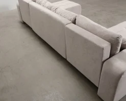 Flo 4-sits bäddsoffa med divan beige
