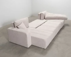 Flo 4-sits bäddsoffa med divan beige