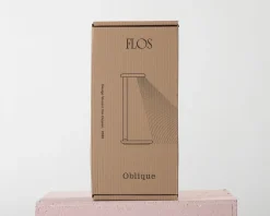 Flos Oblique bordslampa grå