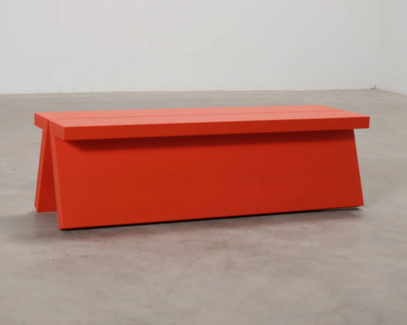 Fogia Supersolid Object 3 bänk röd