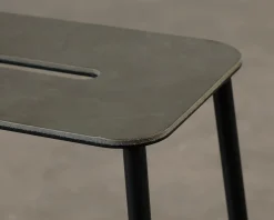 Frama Adam barpall 76 cm svart / läder