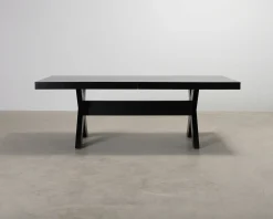 Förlängningsbart matbord cm svart