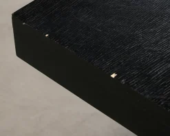 Förlängningsbart matbord cm svart