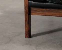 Futura Möbler Monte Carlo 2-sits vintage soffa svart läder