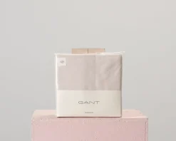 GANT Sateen Stripes påslakan 220 x 220 cm beige