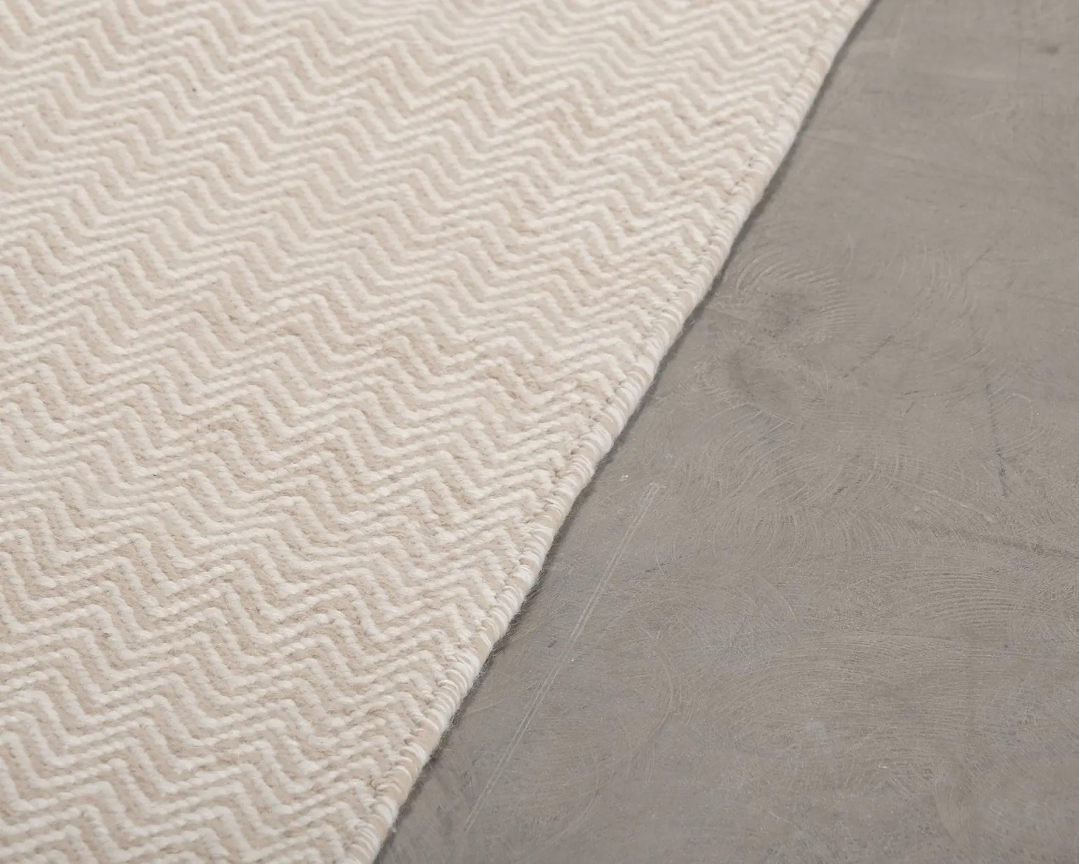 GOF Bullo Chewron matta 200 x 300 cm ljusbeige