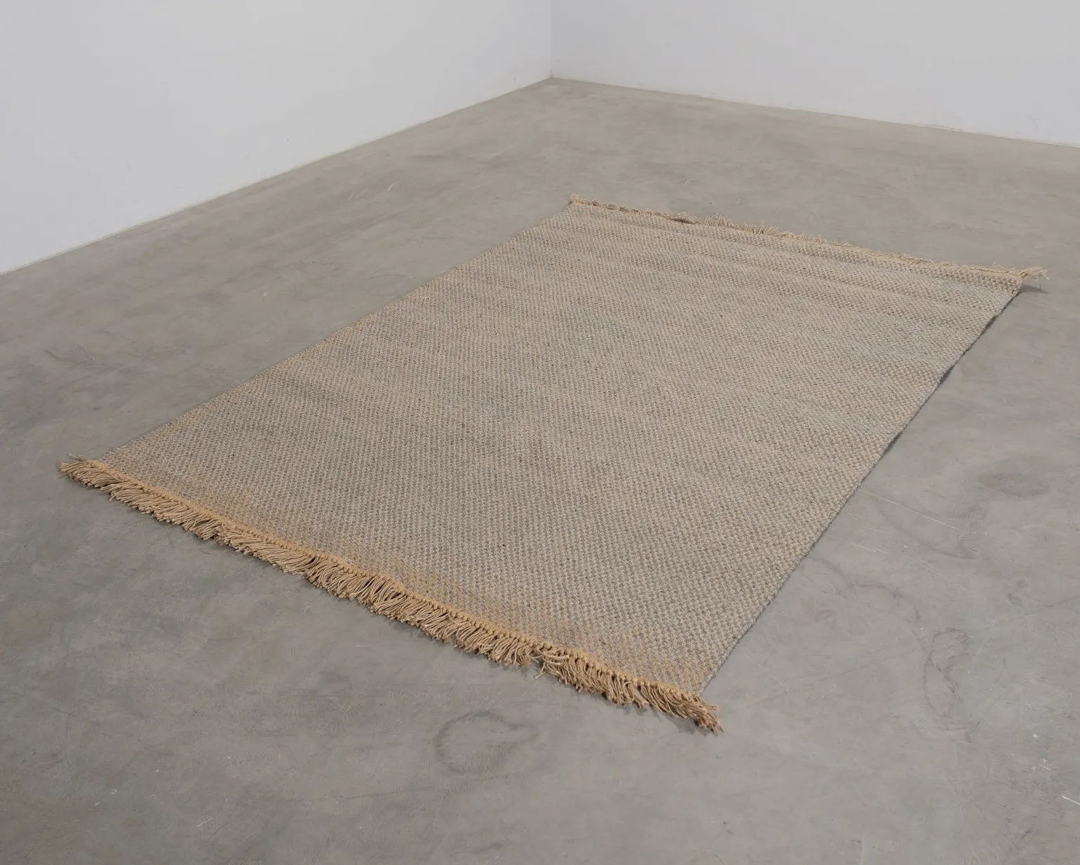 GOF WoolJute matta 170 x 240 cm grå