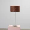 Golvlampa brun / metall