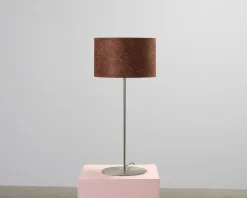 Golvlampa brun / metall