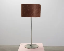 Golvlampa brun / metall