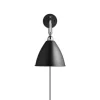 Gubi Bestlite BL7 vägglampa krom / svart