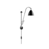 GUBI Bestlite BL5 vägglampa krom / svart