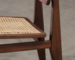 Gubi C-chair valnöt / rotting