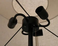 Gubi Gravity golvlampa grå marmor / canvas