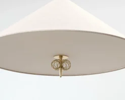 Gubi 1967 pendellampa mässing / canvas