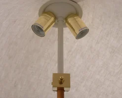 GUBI Tynell 9602 golvlampa canvas / mässing