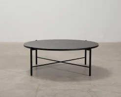 Hakola Round soffbord ø 90 cm svart