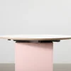 Haslev Symphony 82 bordsskiva Ø 105 cm vit laminat