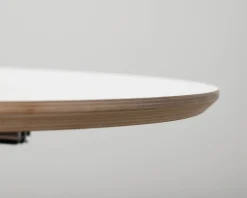 Haslev Symphony 82 bordsskiva Ø 105 cm vit laminat