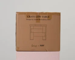 Hay Crate Low sidobord vit