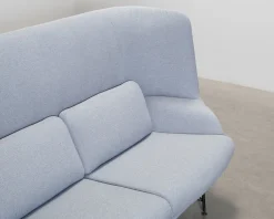 Herman Miller Striad Lounge 2-sits soffa ljusblå