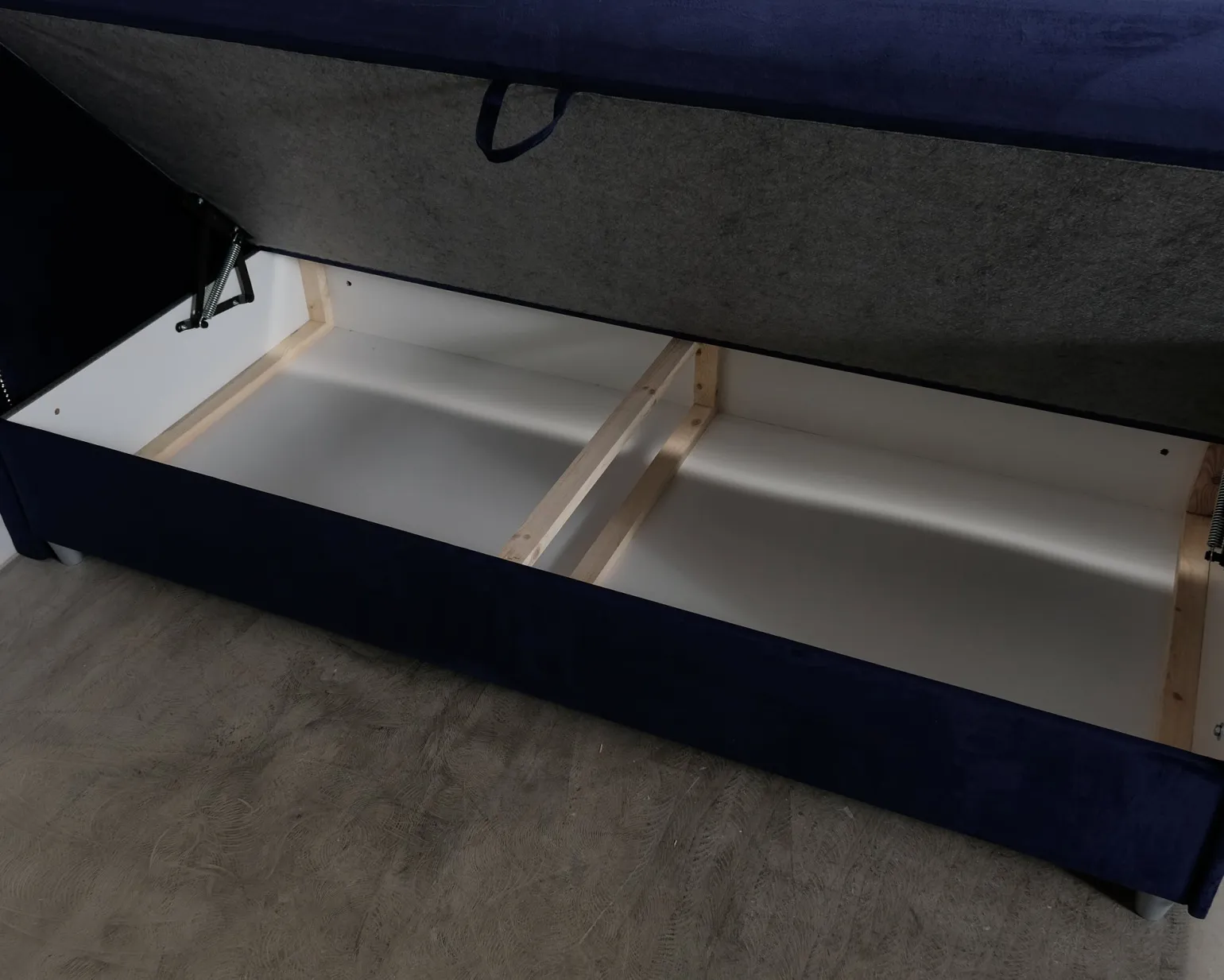 Hestra Lux sängpaket 180 cm blå