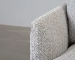 Homeline 4-sits soffa med fotpall grå