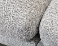 Homeline 4-sits soffa med fotpall grå