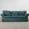 IKEA Ektorp 3-sitssoffa turkos