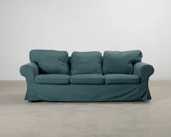 IKEA Ektorp 3-sitssoffa turkos