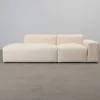 ikimakee Kamu 3-sits soffa med öppet avslut beige