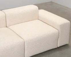 ikimakee Kamu 3-sits soffa med öppet avslut beige