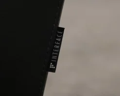 Interface Zip fåtölj svart läder